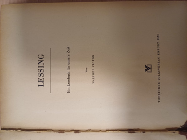 Lessing - Ein Lesebuch f�r unsere Zeit
