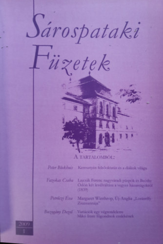 S�rospataki f�zetek 2009/1