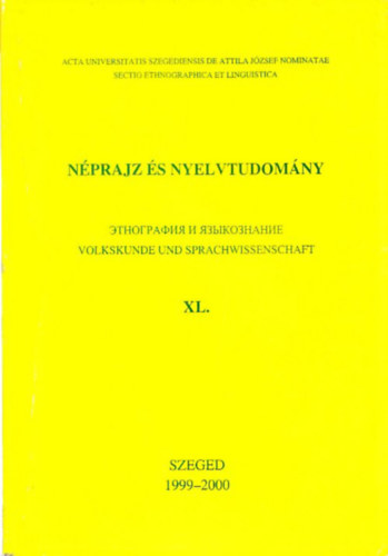 Mikola Tibor - N�prajz �s nyelvtudom�ny XL.