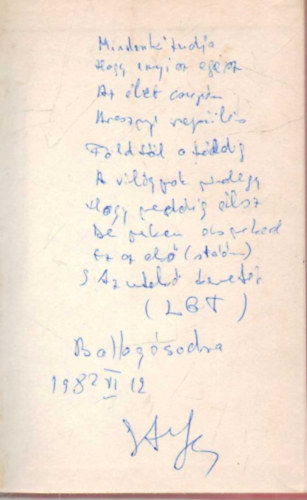 Gittai Istv�n - Mozg�k�pek egy idegh�bor�b�l - dedik�lt