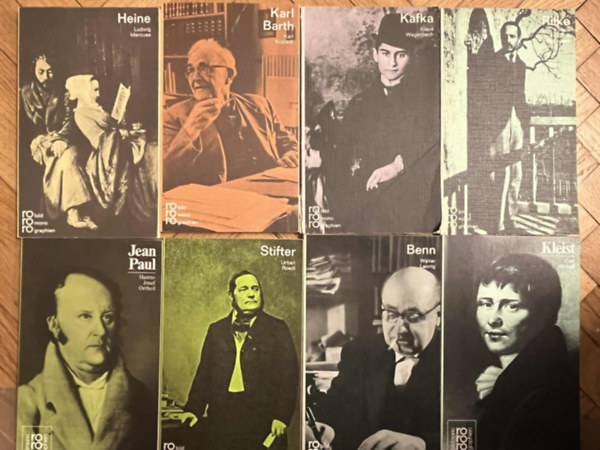 34 db rororo életrajzi könyv német nyelven