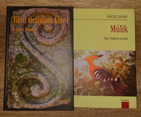 Géczi János - 2 könyv Géczi Jánostól: Múlik - Egy regény esszéje, Tiltott ábrázolások könyve