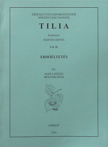 Agcs Jzsef; Molnr Gza - Tilia (Vol. II.): Erdltets