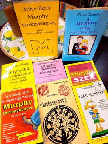 Bruce Lansky, Jonathan Blokk, Hines, Faith-Brown, Pam, Benny Sir Lloyd, Gálik Péter, Arthur Bloch, Kara Winwood Arthur Block - Murphy törvénykönyve csomag 8 darabos KÖNYVMENTŐ AJÁNLAT: Murphy törvénykönyve, avagy miért romlik el minden?, A Murphy szülők törvénykönyve, avagy a gyermeknevelés kelepcéi, Murphy 2. törvénykönyve a nőkről, avagy a romlás rom