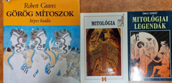 �mile Genest Robert Graves - 3 db mitol�gi�val kapcsolatos m�:G�r�g reg�k m�toszok k�pes kiad�s+Mitol�gia+Mitol�giai legend�k
