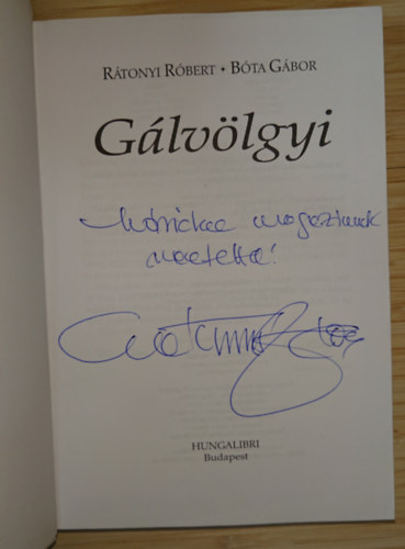 R�tonyi R�bert-B�ta G�bor - G�lv�lgyi