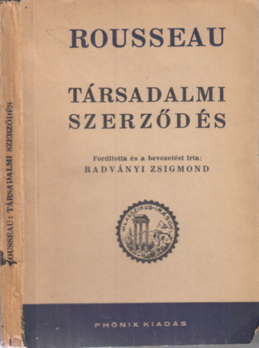Rousseau - T�rsadalmi szerz�d�s