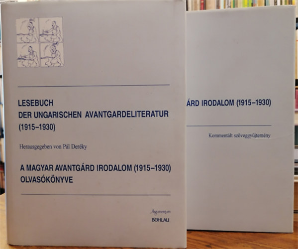 Deréky Pál (Szerk.) - Lesebuch der ungarischen Avantgardeliteratur (1915-1930) A magyar avantgárd irodalom (1915-1930) olvasókönyve + Kommentált szöveggyűjtemény