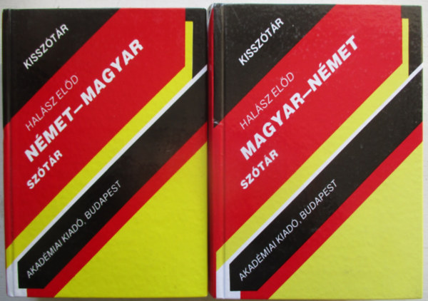 Halász Előd - Magyar-Német + Német-Magyar szótár (Akadémiai kiadó; Kisszótár sorozat)