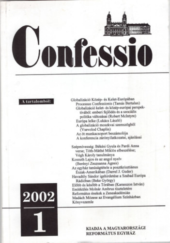 Tenke Sndor  (szerk.) - Confessio 2002/1
