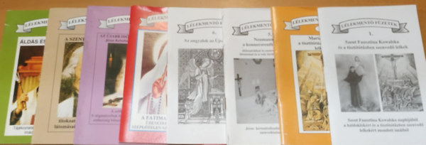 8 db L�lekment� f�zetek (sz�rv�nysz�mok)