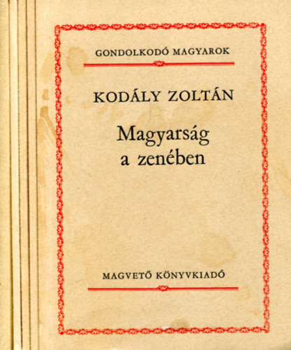 T�bb szerz� - 5 db Gondolkod� magyarok k�tet