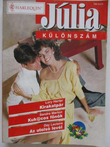 Júlia különszám 2003/6 (Kirakatpár, Kukacos főnök, Az utolsó levél)