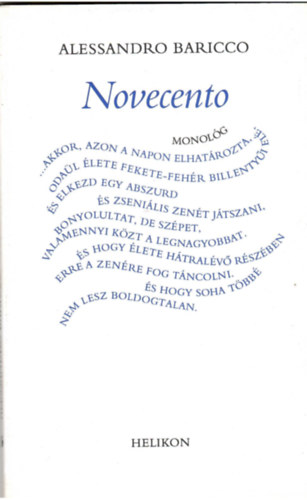 Alessandro Baricco - Novecento