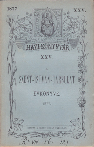 A Szent-István-Társulat Évkönyve 1877