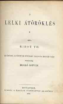 Th. Ribot - A lelki trkls