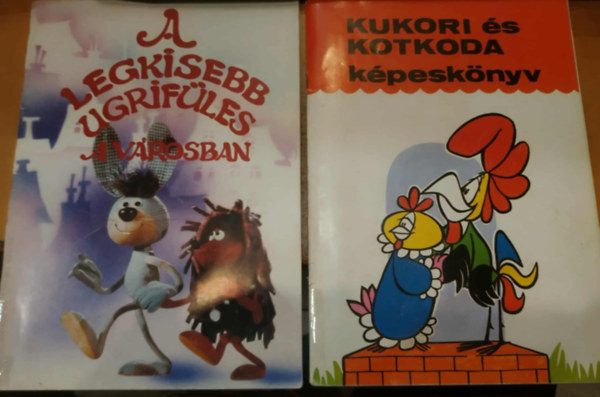 Bálint Ágnes, Mata János Csukás István (Szerző) Foky Ottó (Grafikus) - 2 db Kukori és Kotkoda képeskönyv + A legkisebb ugrifüles a városban