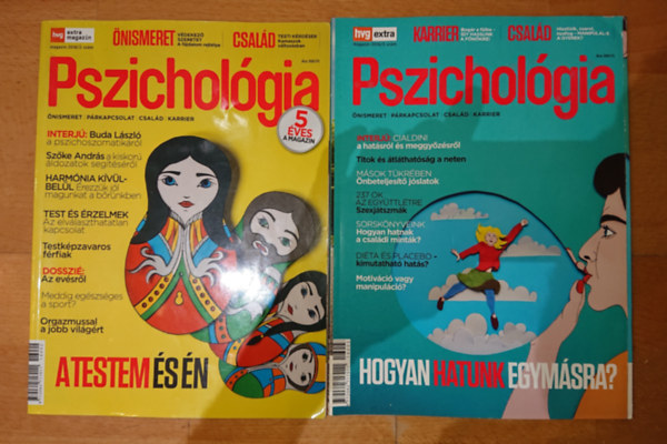 2 db HVG Pszicholgia Extra: 2016/2 + 2016/3