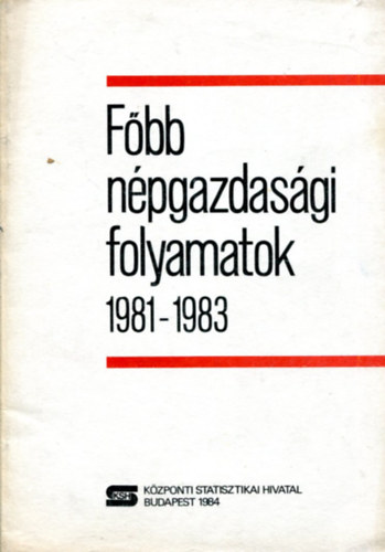 Nincs felt�ntetve - F�bb n�pgazdas�gi folyamatok 1981-1983