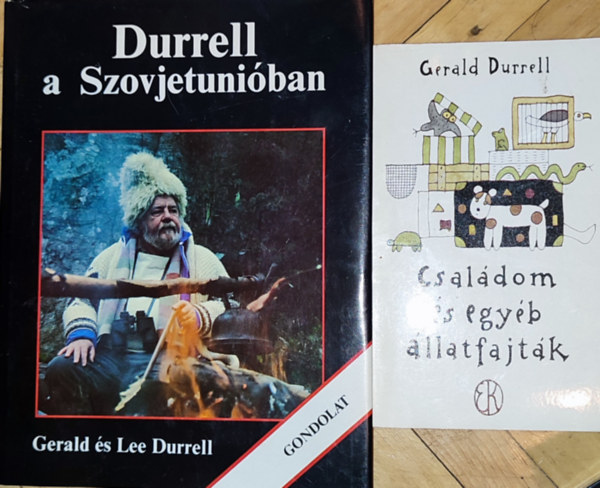 Gerald Durrell - 2db Gerald Durrell kynv - Csaldom s egyb llatfajtk; Durrell a Szovjetuniban