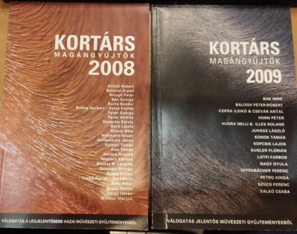 Led�nyi Attila  (f�szerk.) - Kort�rs mag�ngy�jt�k 2008 - 2009 (2 f�zet)