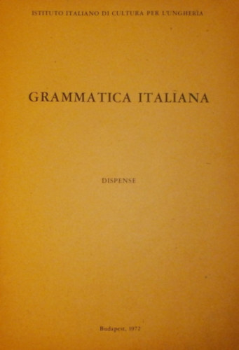 Grammatica italiana dispense (parte seconda)