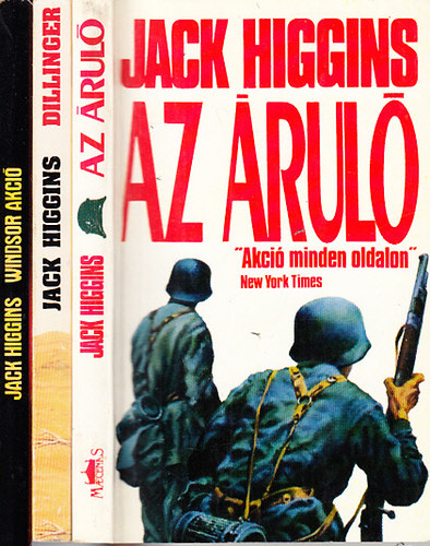 Jack Higgins - 3 db. Jack Higgins krimi (Az �rul� + Dillinger + Windsor akci�)