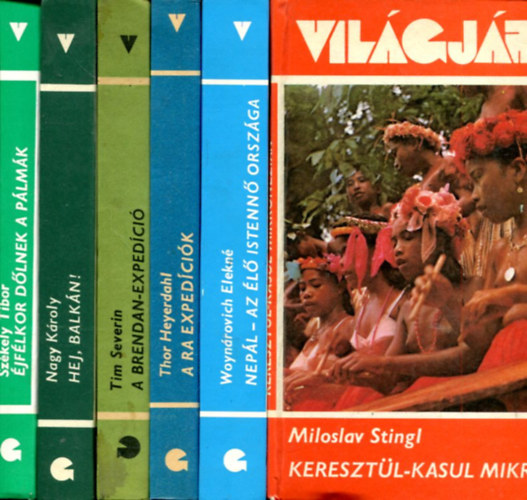 T�bb szerz� - 6 db Vil�gj�r�k k�tet