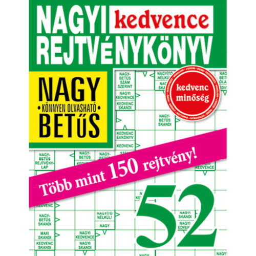 Nagyi kedvence rejtvénykönyv 52.