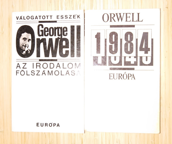 George Orwell - 2 kötet George Orwelltől: 1984, Az irodalom fölszámolása