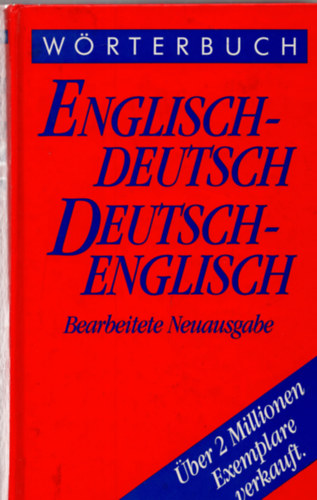 Englisch-Deutsch, Deutsch-Englisch Wrterbuch