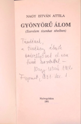 Nagy Istv�n Attila - Gy�ny�r� �lom
