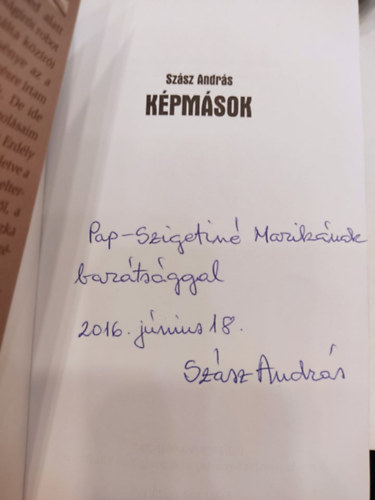 Sz�sz Andr�s - K�pm�sok