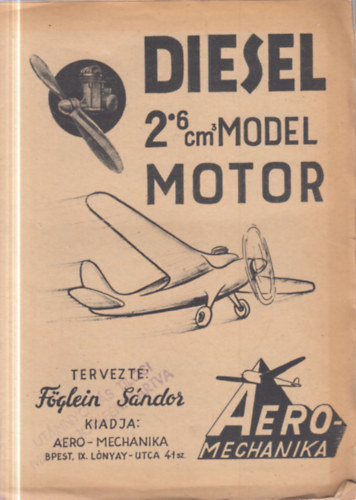 2 db. modellmotor leírás (Diesel 2x6 cm3, MOKI S8)