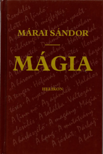 Mrai Sndor - Mgia