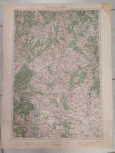 Budapest, Losoncz térkép 1917.