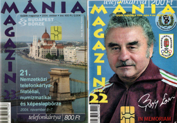 Horvth Boldizsr Bvz Ferenc - 3 db Mnia Magazin 2004. (22., 23., 24. szmok egytt)