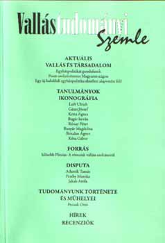 Bencze L�r�nt - Vall�studom�nyi Szemle - foly�irat 2007/2