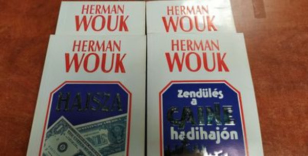 Herman Wouk - 2 db Herman Wouk knyv : Zendls a Caine hadihajn I-II - Hajsza I-II