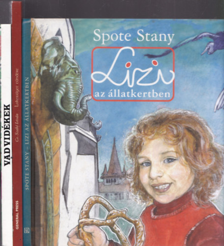 3 db mesek�nyv: Lok-sziget t�nd�re + Vad vid�kek + Lizi az �llatkertben