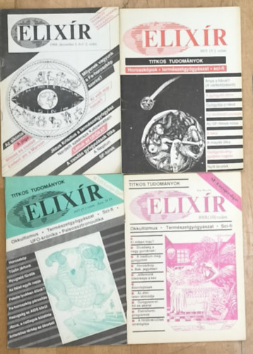 4db magazin az Elixír sorozatból - 1988. december I. évf. 2. szám, 89/3., 89/7., 89/10. szám