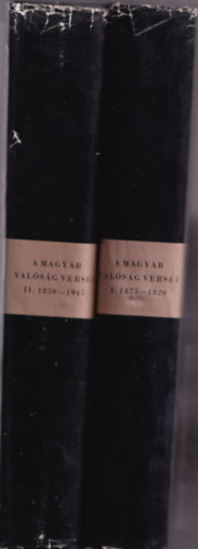 Csan�di Imre  (szerk.) - A magyar val�s�g versei 1475-1945 I-II.