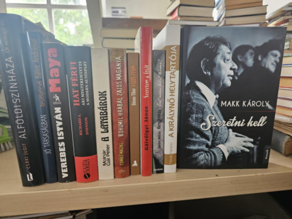 Török Ferenc, Gálvölgyi János, Bános Tibor, Tomás Mazal, Molnár Gál Péter, Richard A. Johnson, Verebes István, Csáki Judit, Vujity Tvrtko Makk Károly - 12db riport kötet, KÖNYVMENTŐ AJÁNLAT: Szeretni kell+ A királynő helytartója+ Ezt nem lehet leírni+ Szeretem a focit+ Sárdy János+ Hrabal zajos magánya+ A latabárok+ Hat férfi, aki megteremtette a modern autóipart+ Maya+ Pokoli történ