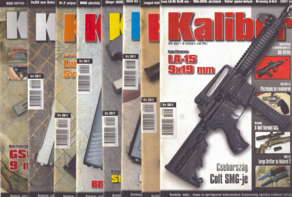 Vass Gbor  (fszerk.) - Kaliber 2015/5., 7., 8., 9., 10., 11., 12. szmok + Tl klnszm (8 db)