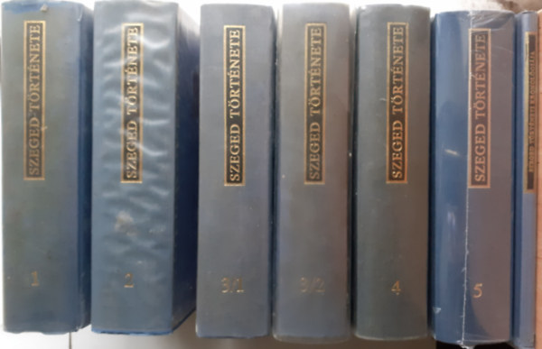 Krist� Gyula  (szerk) - Szeged t�rt�nete I-V.+kronol�gia (h�t k�tetben) teljes sorozat