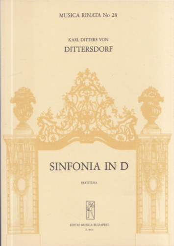 Karl Ditters Von Dittersdorf - Sinfonia in D Partitura