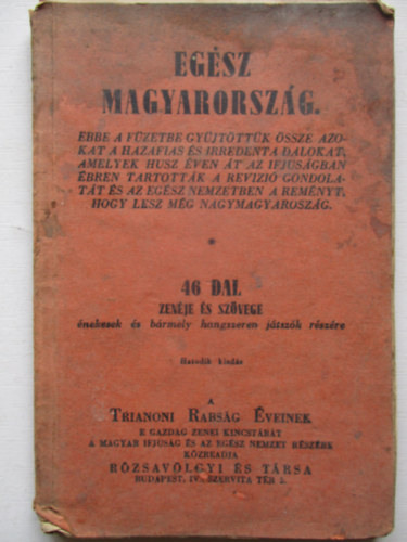 Egész magyarország 46 dal zenéje és szövege