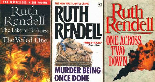 Ruth Rendell - 3 db Ruth Rendell: Murder being once done+ The veiled one+ One across two down