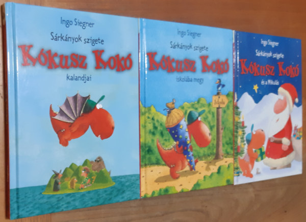 Ingo Siegner - Kókusz Kokó kalandjai - Sárkányok szigete + Kókusz Kokó iskolába megy - Sárkányok szigete + Kókusz Kokó és a Mikulás - Sárkányok szigete
