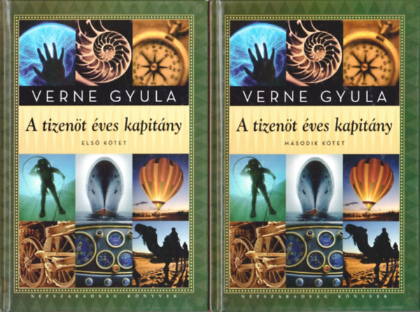 Verne Gyula - A tizent ves kapitny I-II.